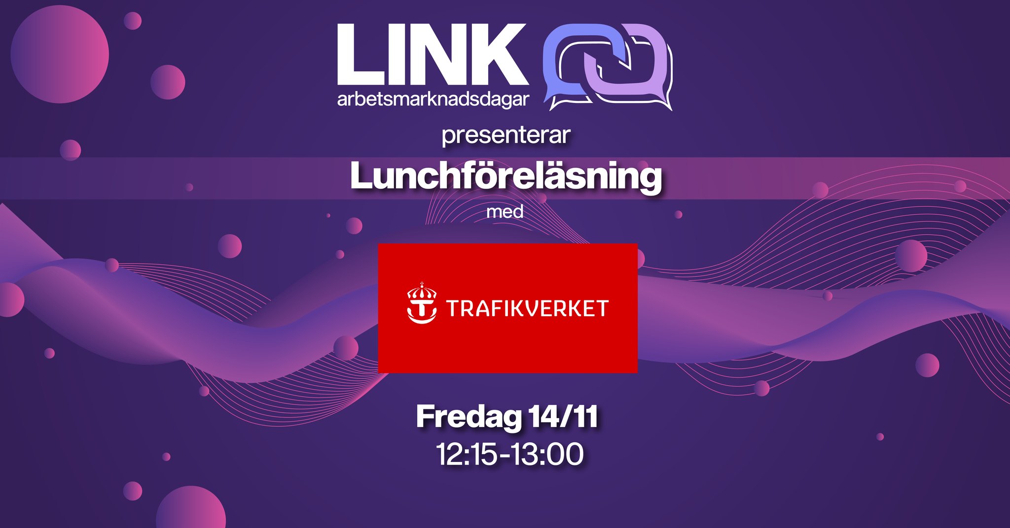 Trafikverket lunchföreläsning